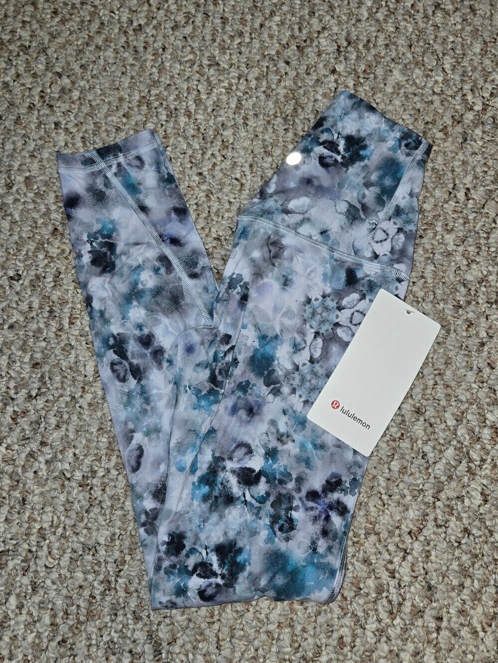 NWT Lululemon Unlimit High-Rise Leggings Women's Size 2 Kaleidofloral Multi